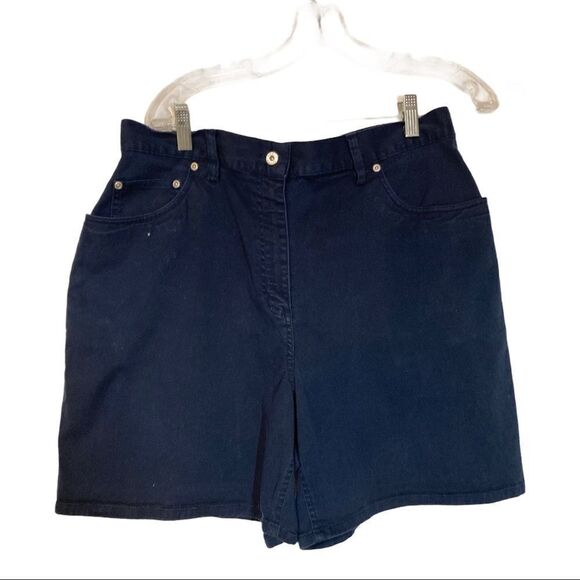 Karen Scott Pants - KAREN SCOTT, women’s sport shorts, size 14, blue